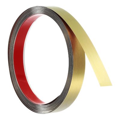 Gold Rose Gold Mirror Metal Stainless Steel Adhesive Roll Flat Tape