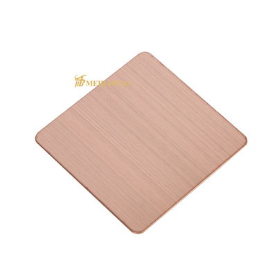 Panel PVD dilapisi stainless steel 4x8 dengan 7c PVC film