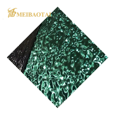 Astm Pvd Coated Stainless Steel Sheet Green Color 1500x3000mm Size