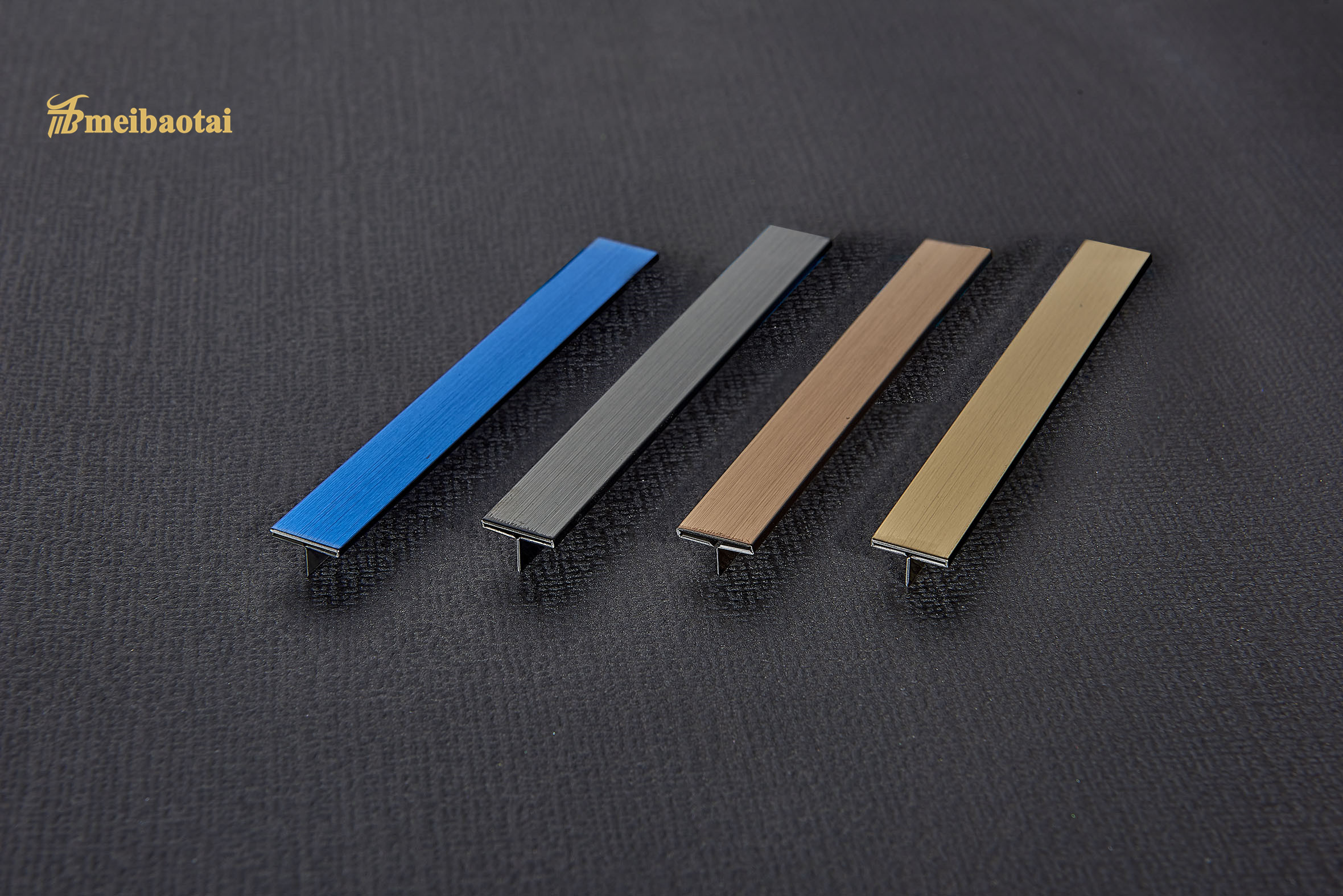 Profil U VL T Stainless Steel Tile Trim 8mm 10mm 20mm Anti Finger Print