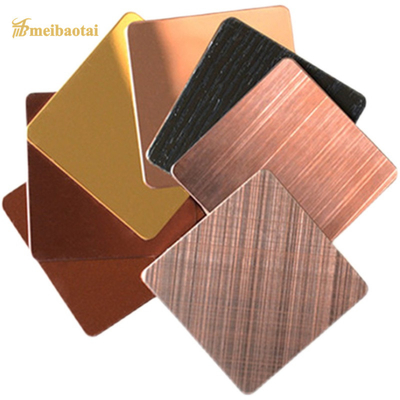 0,55mm Ketebalan Lembar Stainless Steel Garis Rambut 304 Pelat Dekorasi Kelas