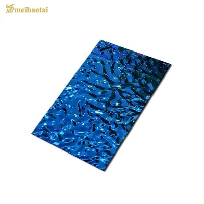 Stainless Steel 4X8FT Lembaran Logam Riak Air Untuk Dinding Langit-langit