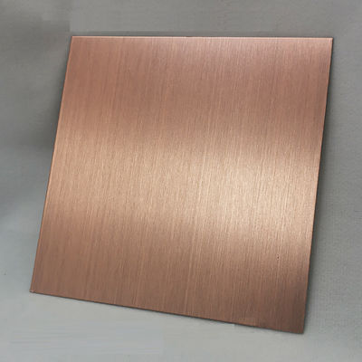 Harga bagus Colored Hairline Matt Piring Baja Rinsless dengan NO.4 Perawatan Permukaan dan ukuran yang disesuaikan on line