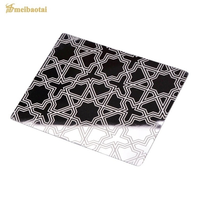 Super Mirror Terukir Lembaran Stainless Steel 1219x2438mm 0.85mm