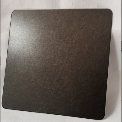 Vibration SS Sheet Bronw Black Gold Dekoratif Lembar For Life
