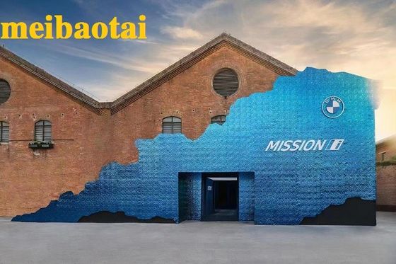 Harga bagus Irregular Blue Water Ripple Lembaran Stainless Steel Dekorasi Salon Kecantikan Rambut Kantor on line