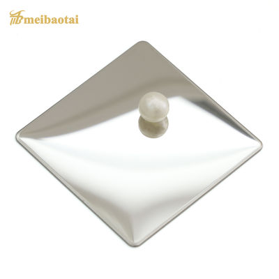 Harga bagus Cermin Selesai Dekoratif Lembaran Stainless Steel 4x8 Ketebalan 0.6mm on line