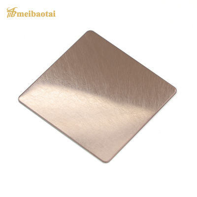 5000mm Panjang 304 Grade Vibration Technique Dekoratif Lembar Baja Rostless Metal