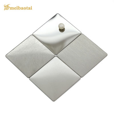 Harga bagus 0.55mm tebal sikat 304 stainless steel sheet ukuran empat kaki untuk dekorasi dapur on line