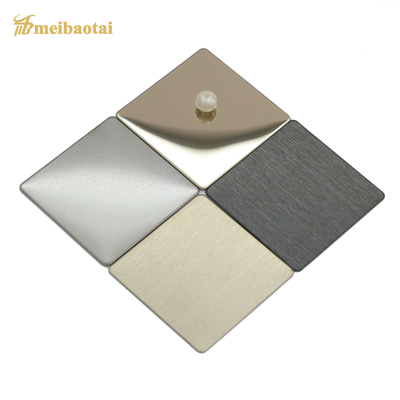 Brushed 304 4 * 8FT Hairline Stainless Steel Sheet Untuk Sektor Kabinet Dapur