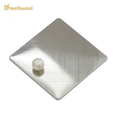 Brushed 304 8X4 Hairline Stainless Steel Sheet Untuk Sektor Otomotif