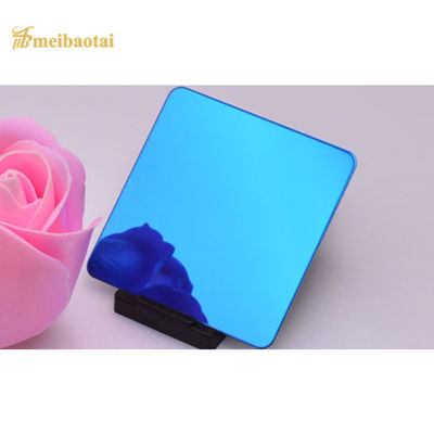 Lembaran Baja Tahan Karat Dekoratif Standar JIS Finishing Cermin Ketebalan 0,8mm untuk Panel Dinding