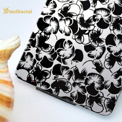 Harga bagus 1.00mm Thk Etched Stainless Steel Sheet Untuk Cladding Dinding Eksterior on line