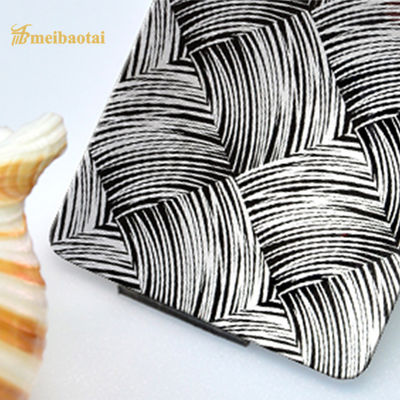 Harga bagus ASTM Etched 304 Stainless Metal Sheet Empat Kaki 1.0MM Thk on line