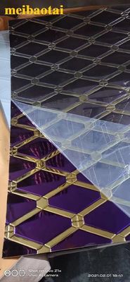 Harga bagus PVD Color Plating Stainless Steel Sheet Metal Empat kaki on line