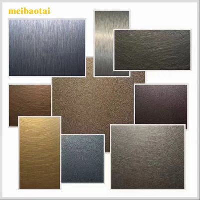 Harga bagus Pelat Baja Tahan Karat Gulung Dingin Grade 201 NO.4 Hairline Berkelanjutan untuk Aplikasi Dekoratif on line