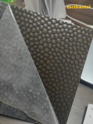 Harga bagus Lembaran Stainless Steel Bertekstur PVD Berlapis Emas dengan Ketebalan 0,85mm on line
