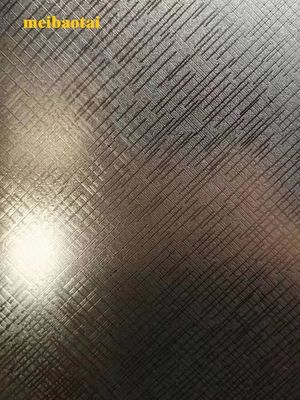 Harga bagus warna perunggu mengukir sikat hariline stainless steel warna lembar hiasan piring on line