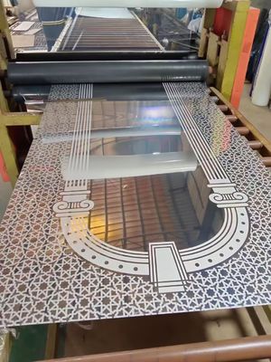 Harga bagus 0.95mm Ketebalan JIS Standar PVD Cat Lapisan Lapisan Baja Berlapis Elevator on line