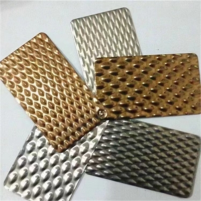 Stamped 3D Wall 304 stainless steel Plate Flat Shape Standar ASTM
