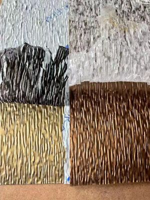 Harga bagus Blue Gold Mixed Color Diamond Pattern Dekoratif Sheet 4x8 Feet Untuk Counter on line