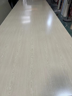 Fireproof Dekoratif Lembar Baja Rinsless Laminasi Pola Kayu Ss Plat