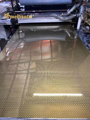 Harga bagus Emas Cermin diukir SUS 304 Lembar stainless steel on line