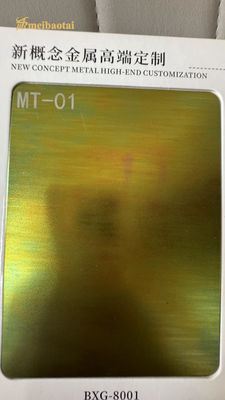 Harga bagus Ss304 Rainbow Color Pvd Color Coating Stainless Steel Sheet Plate Dekorasi on line