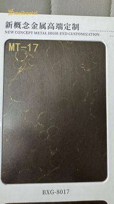 Harga bagus 201 304 Imitasi Lembar baja tahan karat tembaga antik dekoratif on line