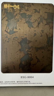 Harga bagus Dekorasi dinding 3D Imitasi Antique Copper Stainless Steel Sheets on line