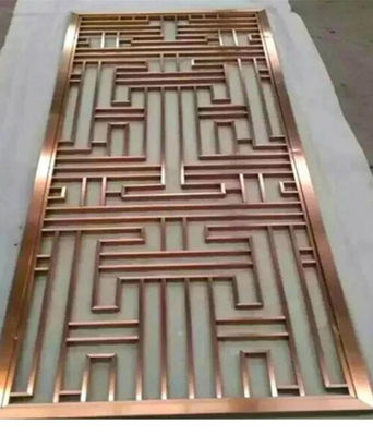 Harga bagus Pembagi Ruang Baja Rinsless Untuk Dekorasi Ruang Hotel Dan Bar Desain Disesuaikan Tersedia Untuk Ruang Dalam Dan Luar Ruang on line