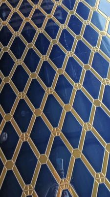 Harga bagus Dua warna pola stainless steel Stamping Plate Dekorasi Kabinet,Bar on line