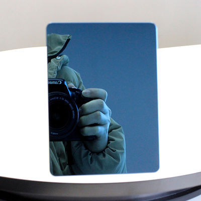 Lembar PVD Blue Mirror stainless steel dengan 304/201 Grade dan ketebalan 0,3-1,2 mm untuk aplikasi dekoratif