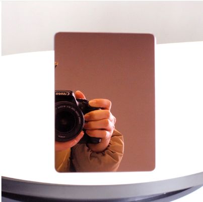 Harga bagus Rose Gold Mirror Finish 304 Grade PVD Lapisan Dekorasi Baja Rustless on line