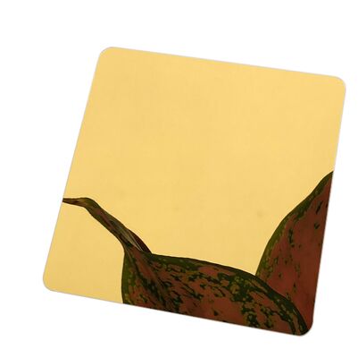 Harga bagus Panas Jual Emas Cermin Warna Stainless Steel Sheet Dekorasi Dinding on line