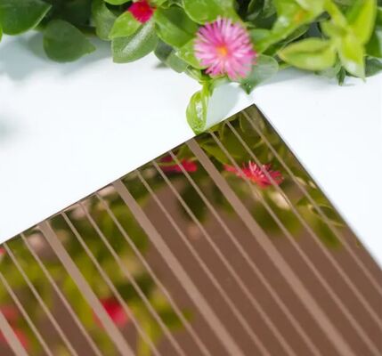 Harga bagus Rose Gold Color Mirror Etched Stainless Steel Sheet Piring Dekorasi on line
