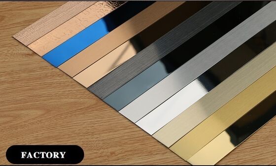 Harga bagus Produsen PVD Coating Logam Stainless Steel Perekat Roll Pita Datar on line