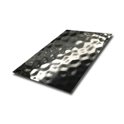 Harga bagus PVD Hitam Warna Hammer Stamped 304 Stainless Steel Dekorasi Plat untuk Elegant Wall Cladding on line