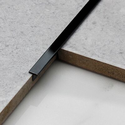Harga bagus Strip Transisi Profil T Baja Ringan, Ribbon Dekoratif Mewah untuk Desain Interior on line