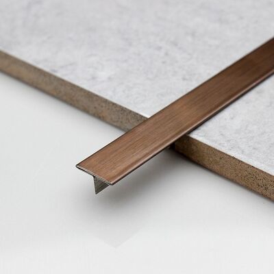 Rose Gold 304 Stainless Steel Edge Trim 10 Feet Metal Profile untuk Perlindungan Genteng