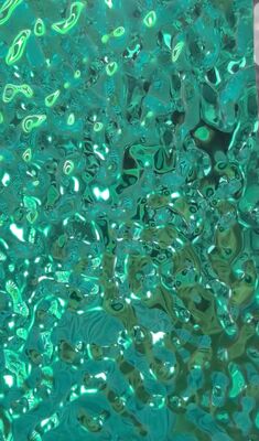 304 Stainless Steel Water Ripple Sheet dengan PVD Blue Coated Mirror Surface untuk penggunaan dekoratif