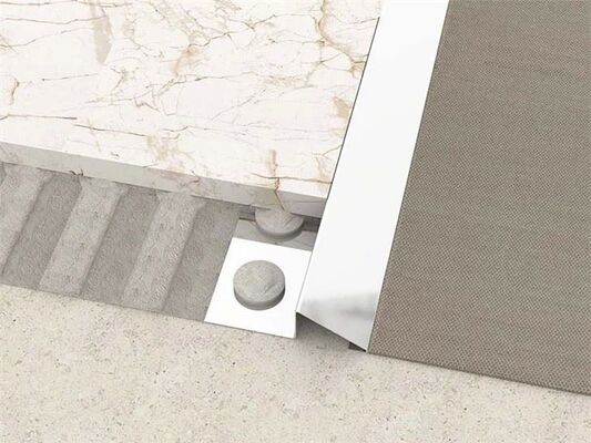 Harga bagus 0.25 inci PVD dilapisi Tile Edge trim dengan ukuran disesuaikan di stainless steel on line