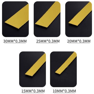 Harga bagus Strip Trim Stainless Steel Cermin Emas Perekat Diri, Dekorasi Dinding DIY on line