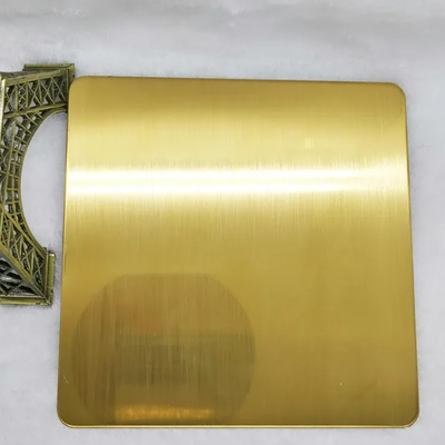 Harga bagus Panel stainless steel tahan lama titanium emas disikat 1220x2440 on line