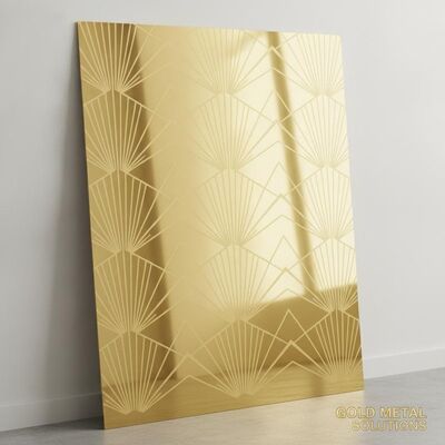 Harga bagus Lembaran Baja Tahan Karat 304 Etsa Cermin Emas dengan Permukaan Cermin/Etsa Ukuran 1219x3048mm online