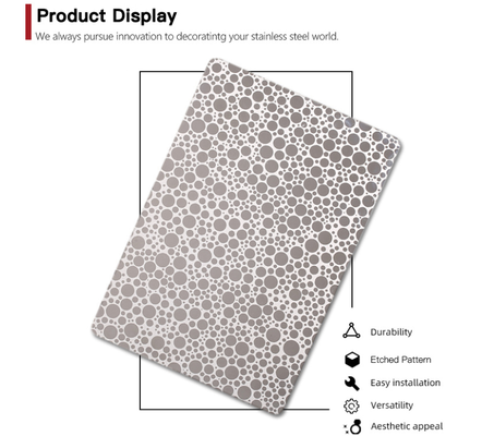 Harga bagus Lembar kabin lift,304 Mirror Etching Pattern Stainless Steel Untuk desain interior kabin lift online