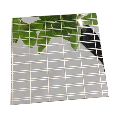 Plat Stainless Steel Silver Polish Sus304 Untuk Dinding ODM Dapat Diterima