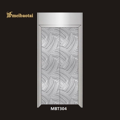 Lembaran Stainless Steel Timbul 304 2b Selesai 0.3mm Tebal Standar GB