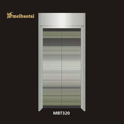 Lembaran Baja Tahan Karat 304 dengan Ketebalan 0.95mm Finishing Hairline dan Lapisan Warna Perak untuk Lift