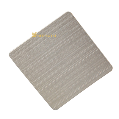 Garis Rambut Dapur Stainless Steel Sheet 0.55mm Tebal Bahan POSCO